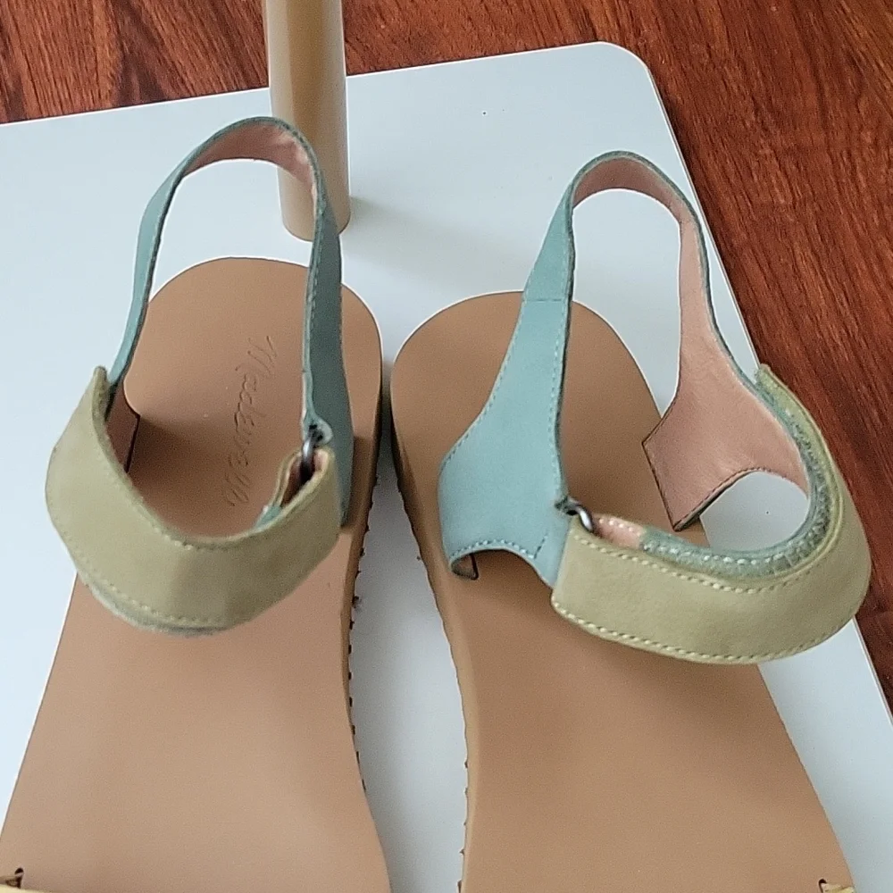Madewell The Maggie Leather Platform Sandal Size 9